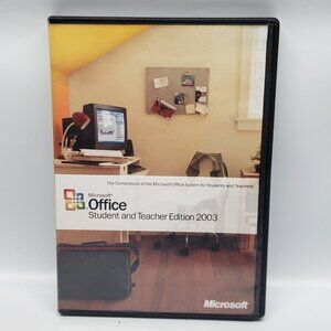 Microsoft Office Student and Teacher Edition 2003 X10-10212 With Key